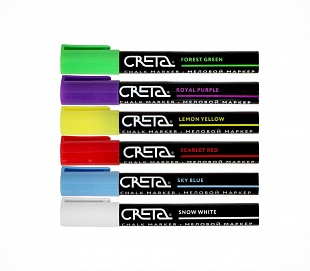 Цветные меловые маркеры на водной основе, 1-3, 5 мм